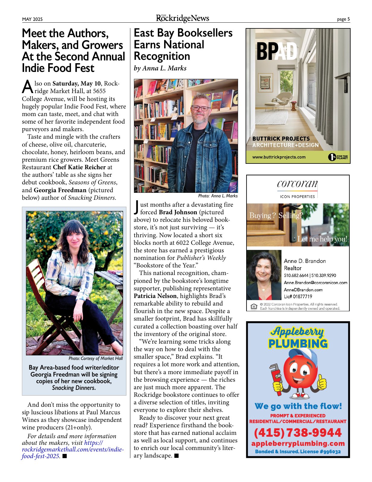 Click to zoom in The Rockridge News, May 2025, page 5