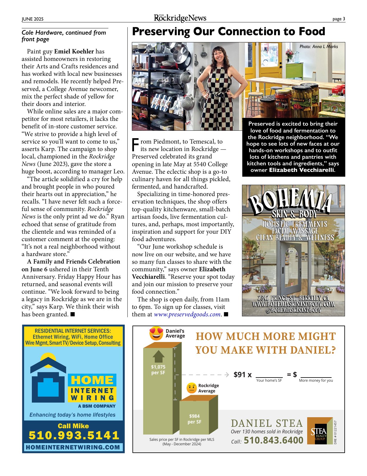 Click to zoom in The Rockridge News, June 2025, page 3