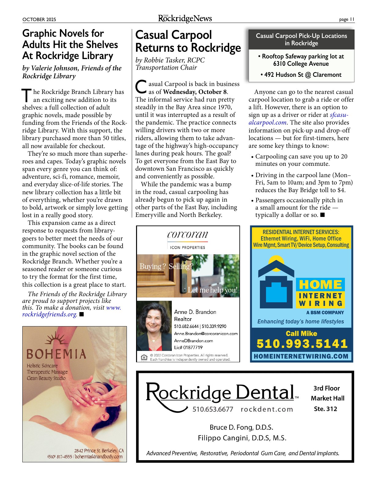 The Rockridge News, October 2025, page 11