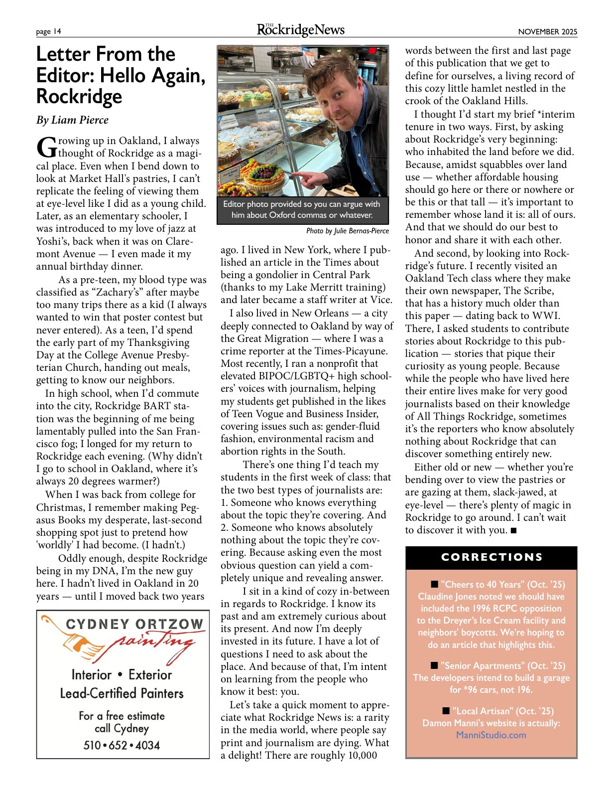 Click to zoom in The Rockridge News, November 2025, page 14