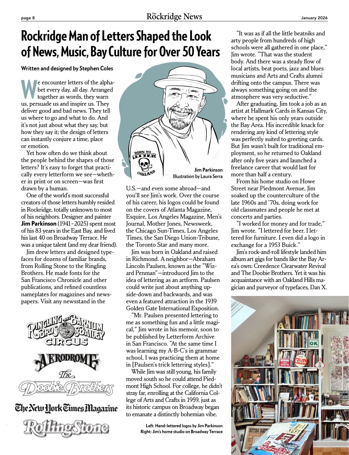 Click to zoom in The Rockridge News, January 2026, page 8