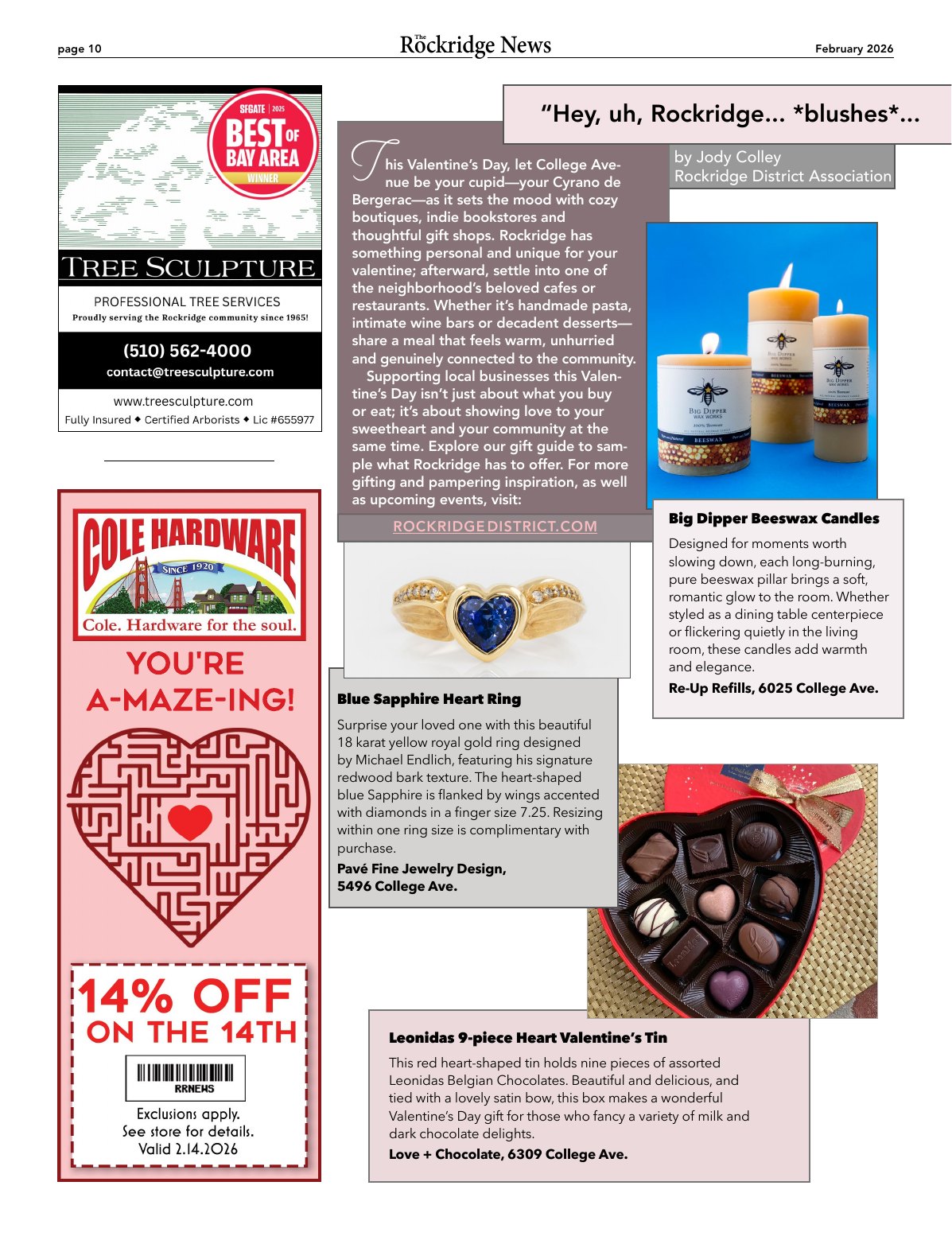 Click to zoom in The Rockridge News, February 2026, page 10
