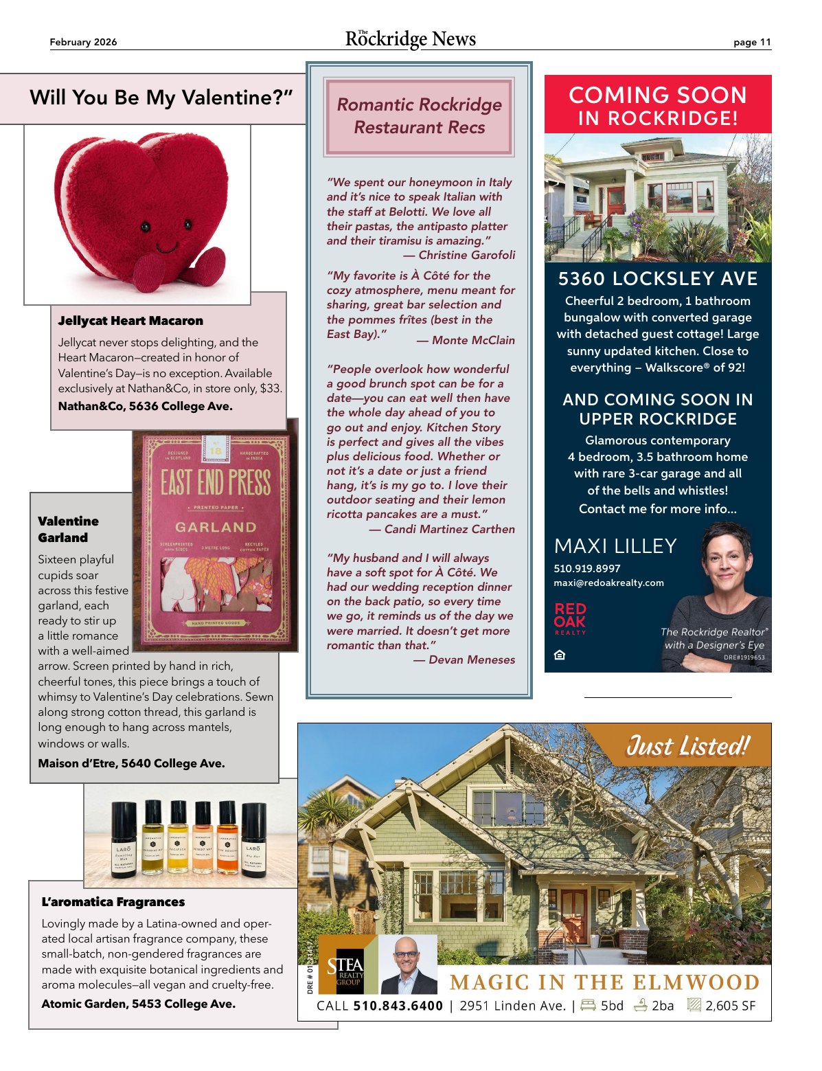 Click to zoom in The Rockridge News, February 2026, page 11