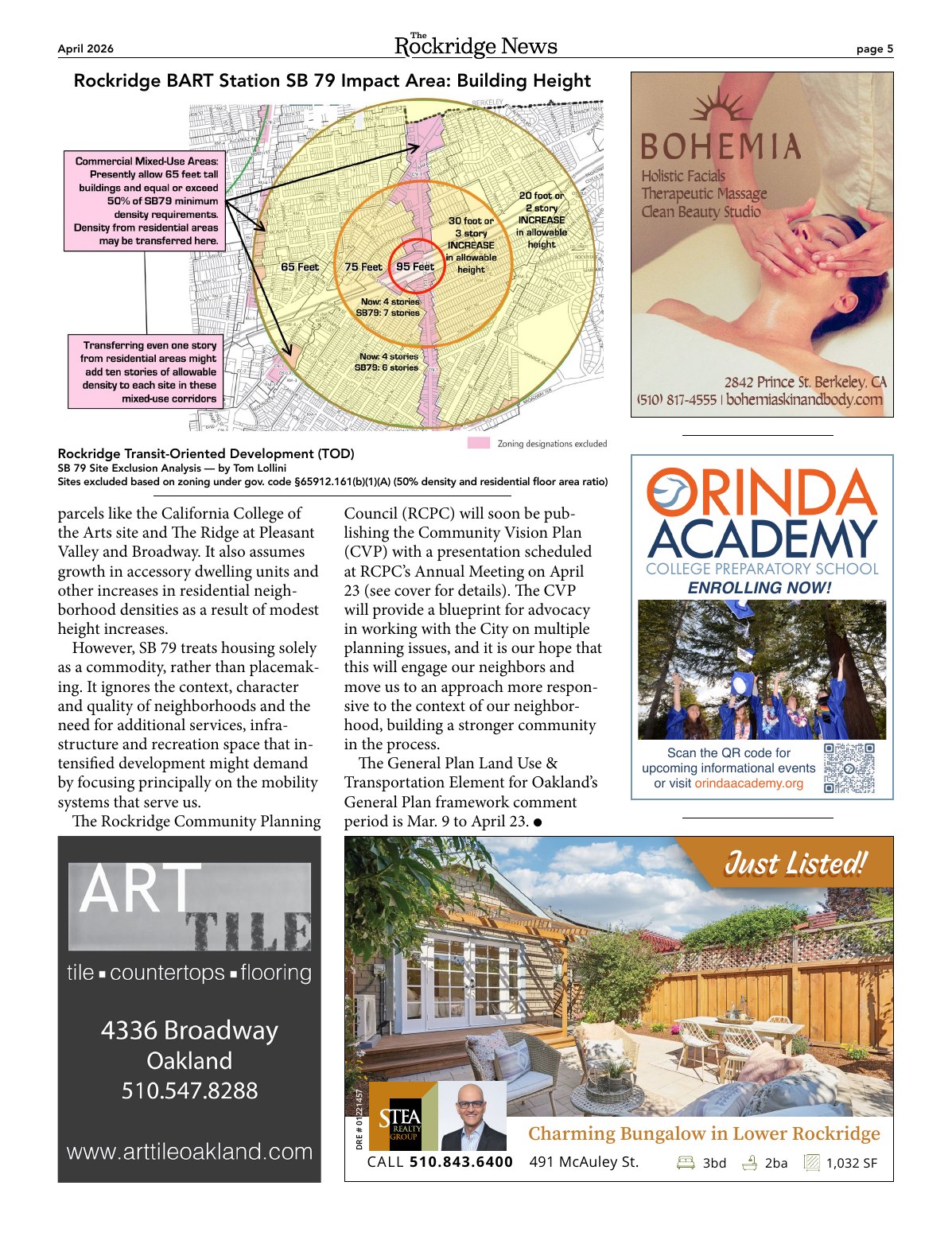 Click to zoom in The Rockridge News, April 2026, page 5