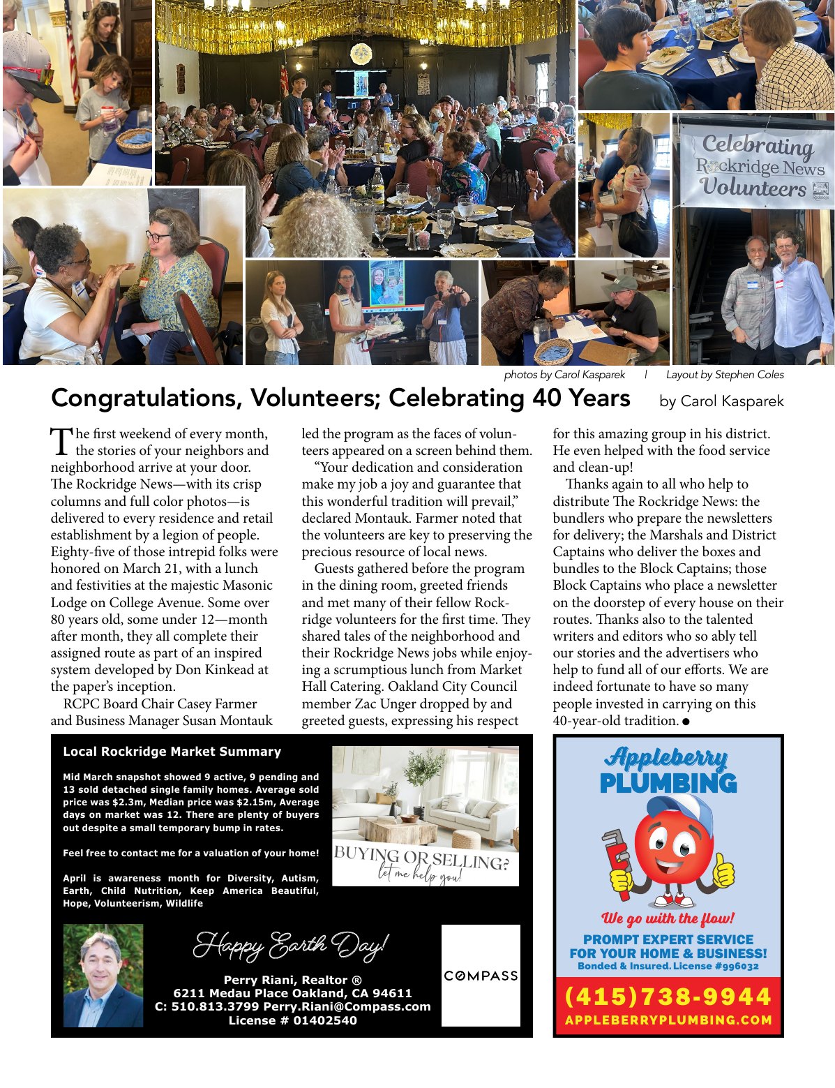 Click to zoom in The Rockridge News, April 2026, page 9