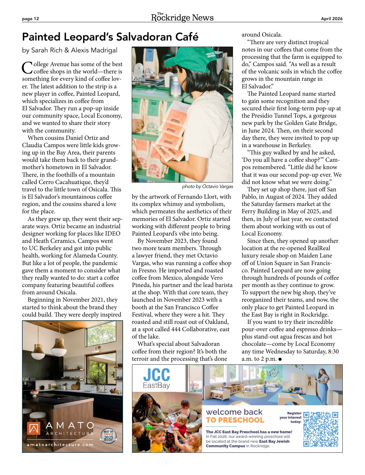 Click to zoom in The Rockridge News, April 2026, page 12