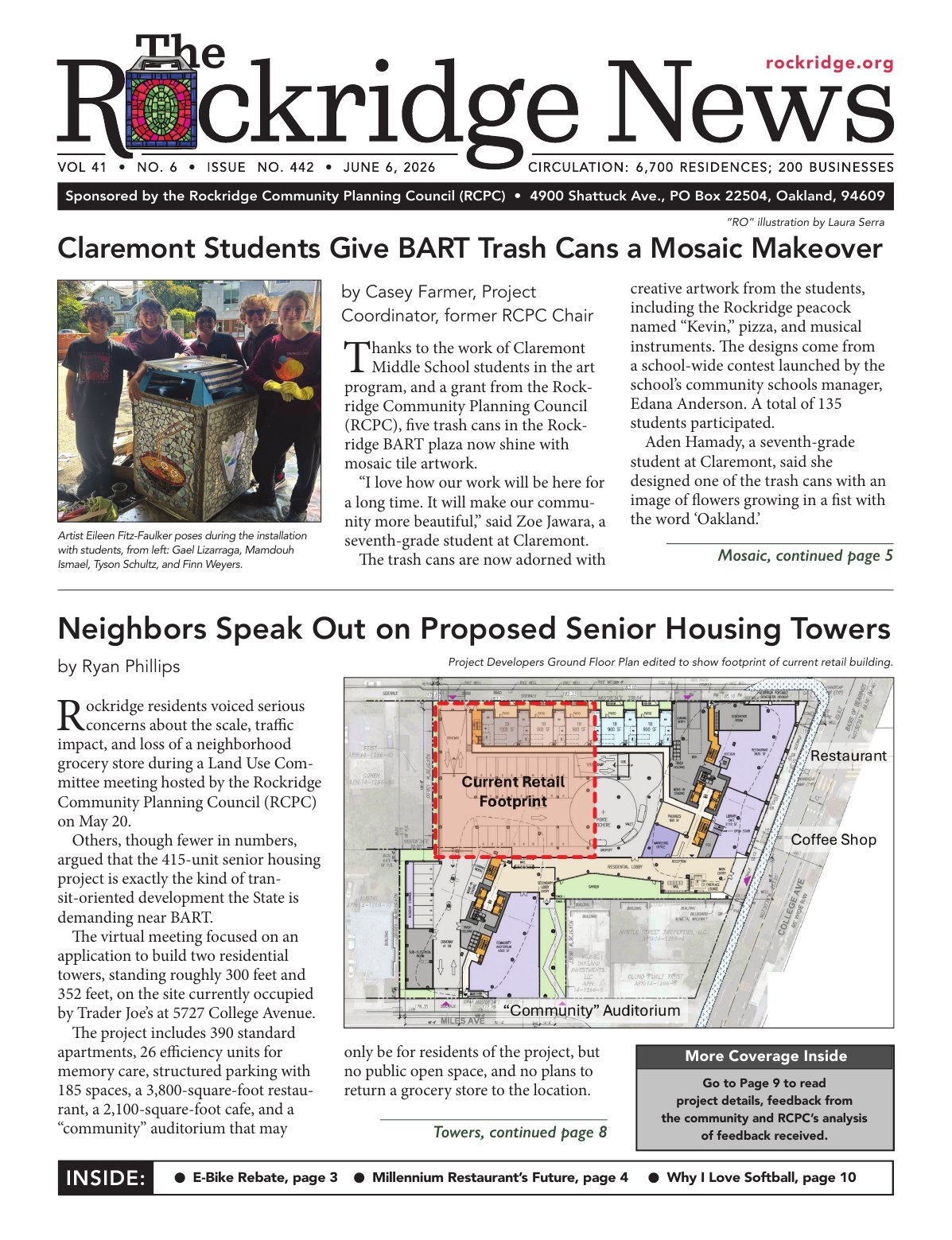 The Rockridge News, June 2026, page 1