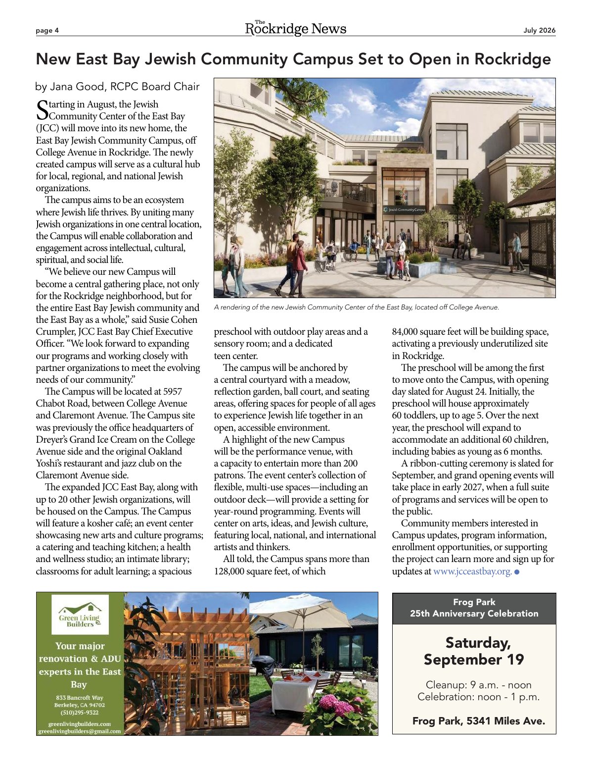 Click to zoom in The Rockridge News, July 2026, page 4