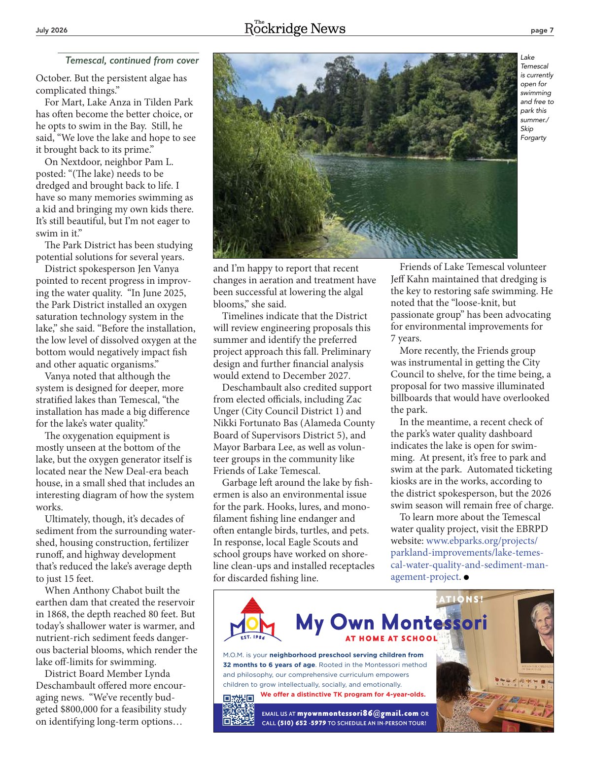 Click to zoom in The Rockridge News, July 2026, page 7