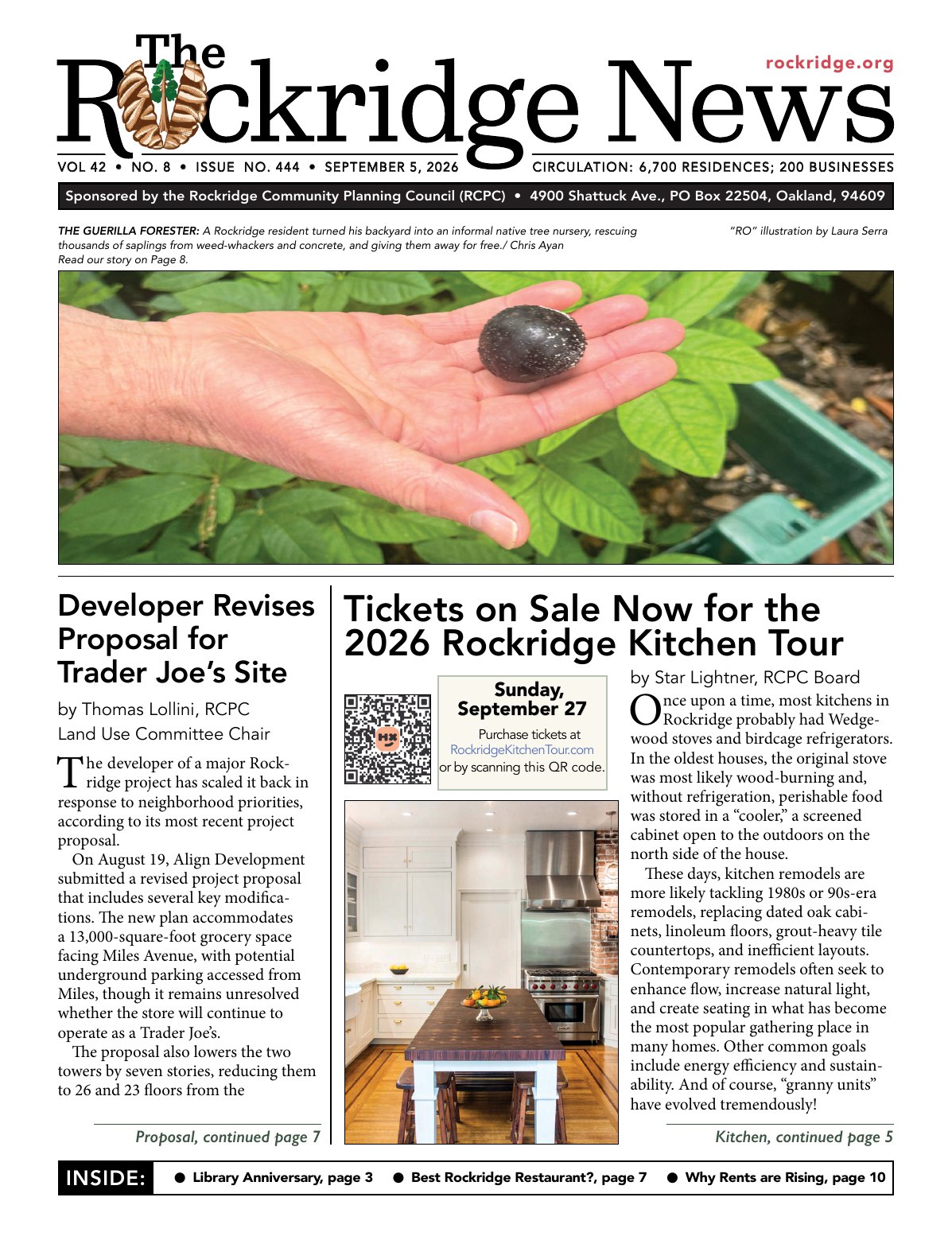 The Rockridge News, September 2026, page 1