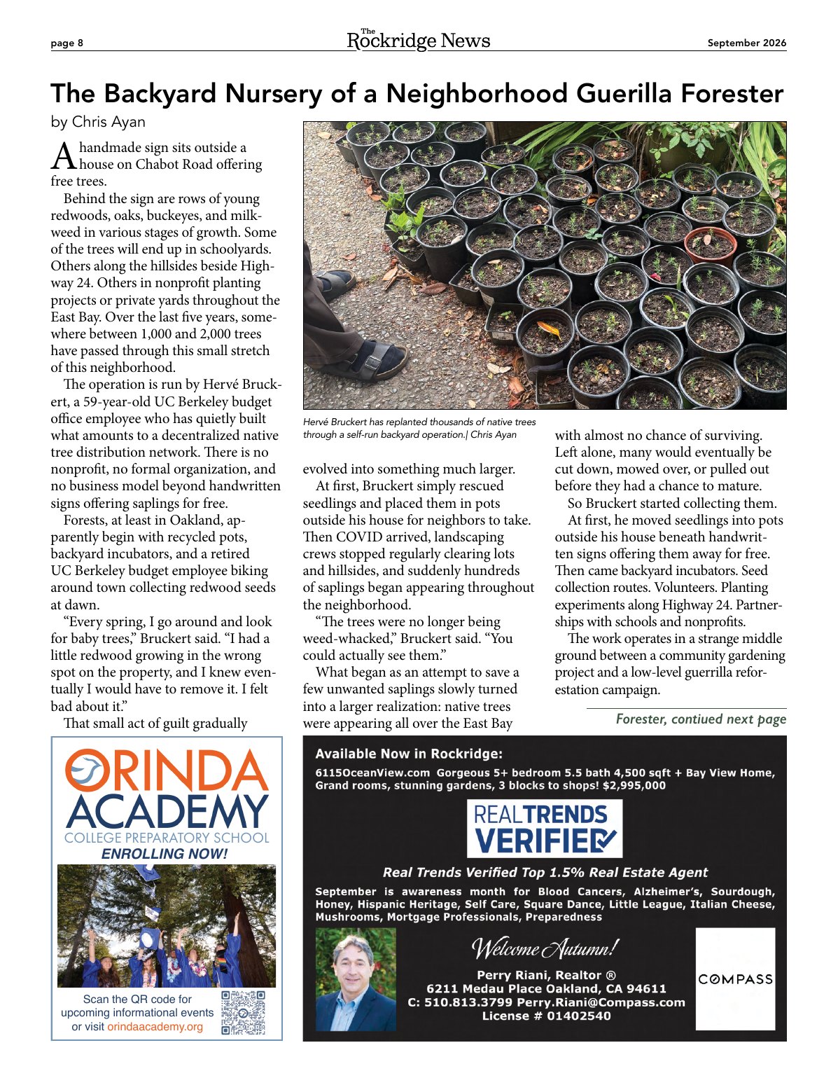 Click to zoom in The Rockridge News, September 2026, page 8