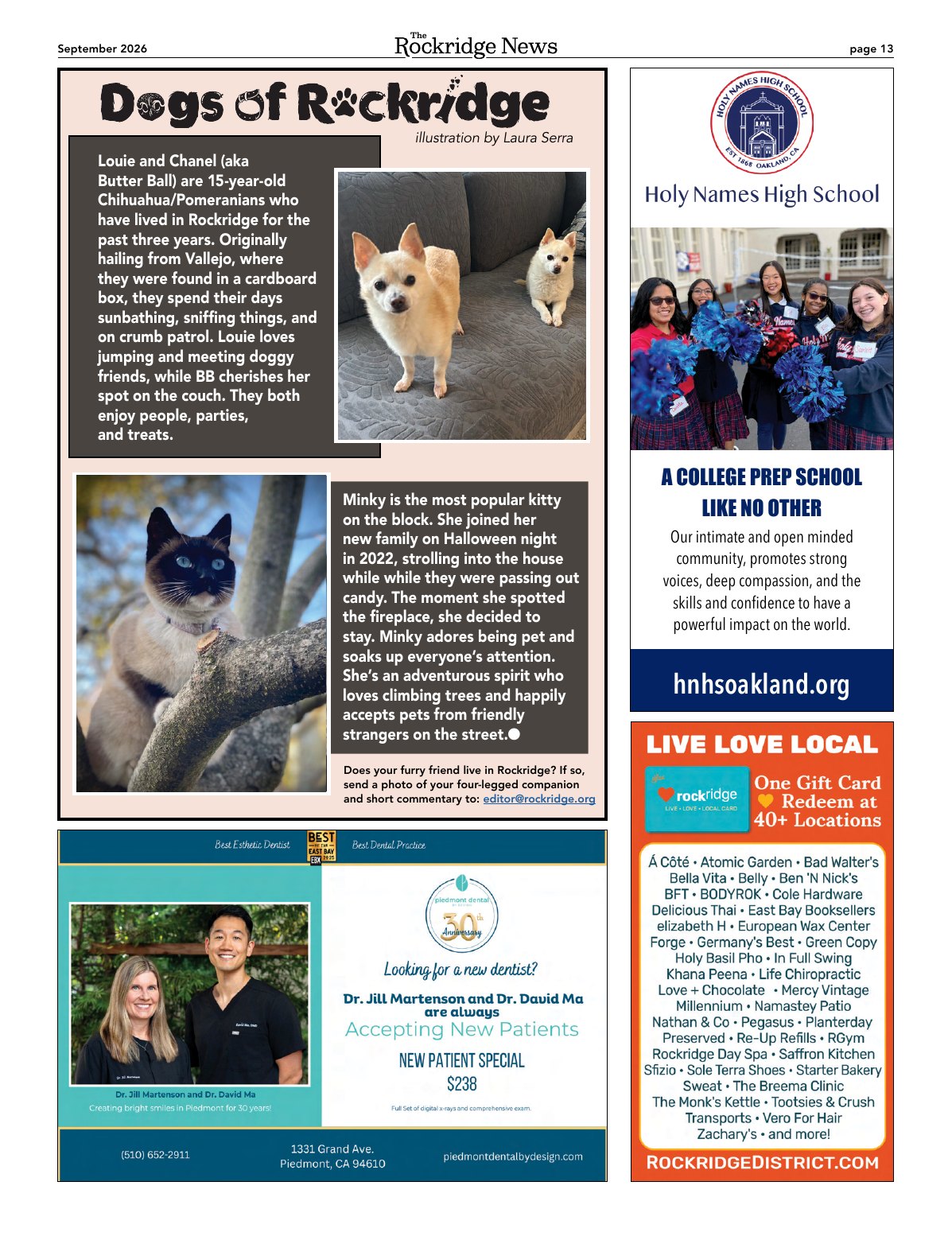 Click to zoom in The Rockridge News, September 2026, page 13