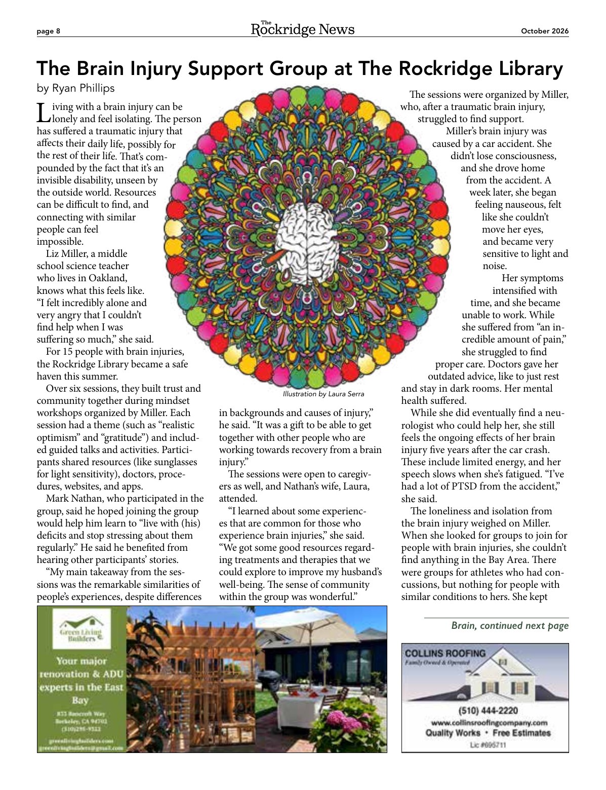 The Rockridge News, October 2026, page 8