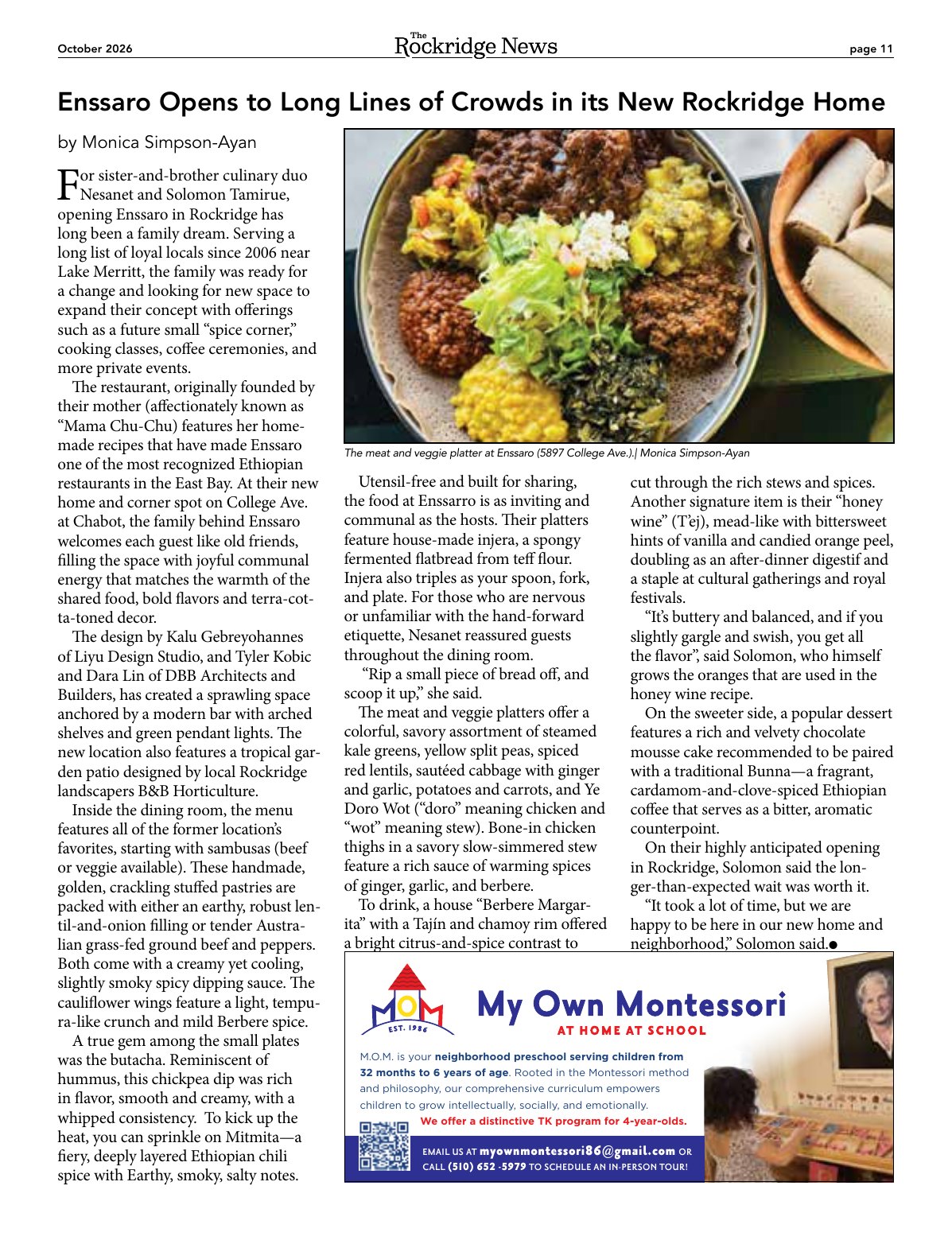 The Rockridge News, October 2026, page 11
